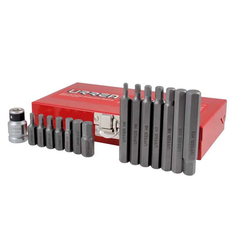 Juego 15 Puntas Métricas Hexagonales 3/8" J2415M Urrea