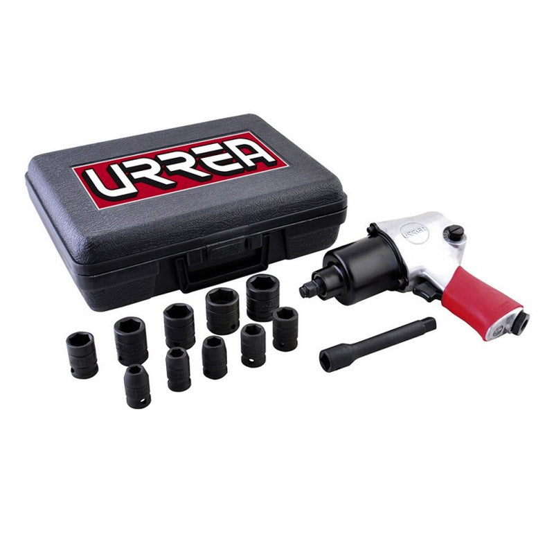Jgo.Pistola Impacto Y 12 Dados 1/2" Up731K Urrea