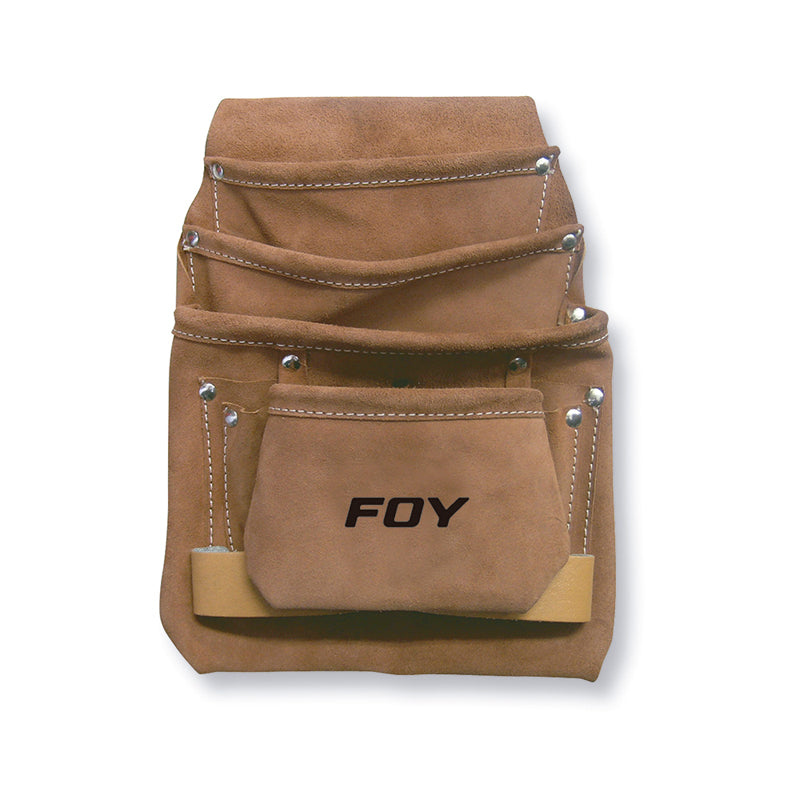 Estuche Portaherramientas Cuero 4 Comparti 143212 Foy