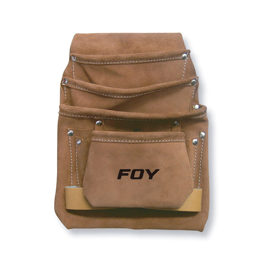 Estuche Portaherramientas Cuero 4 Comparti 143212 Foy