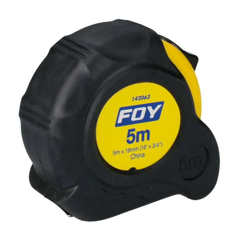 Flexómetro anti impacto de 5 m x 3/4?, 142063 Foy