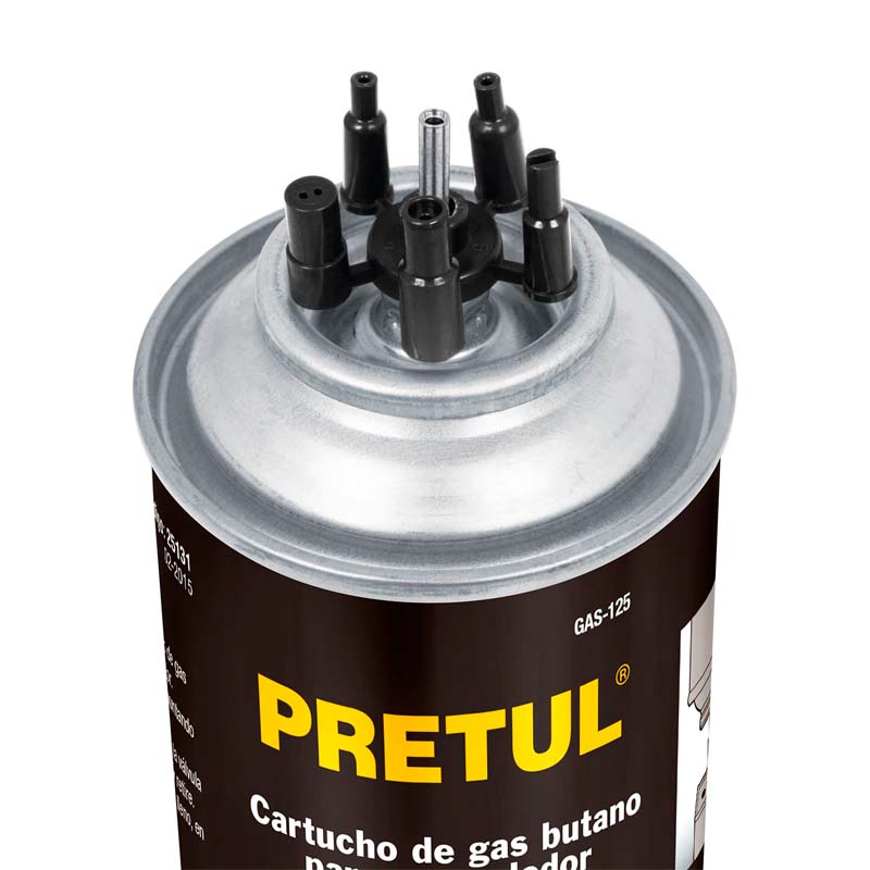 Gas butano para encendedor 125gr. GAS-125 Pretul