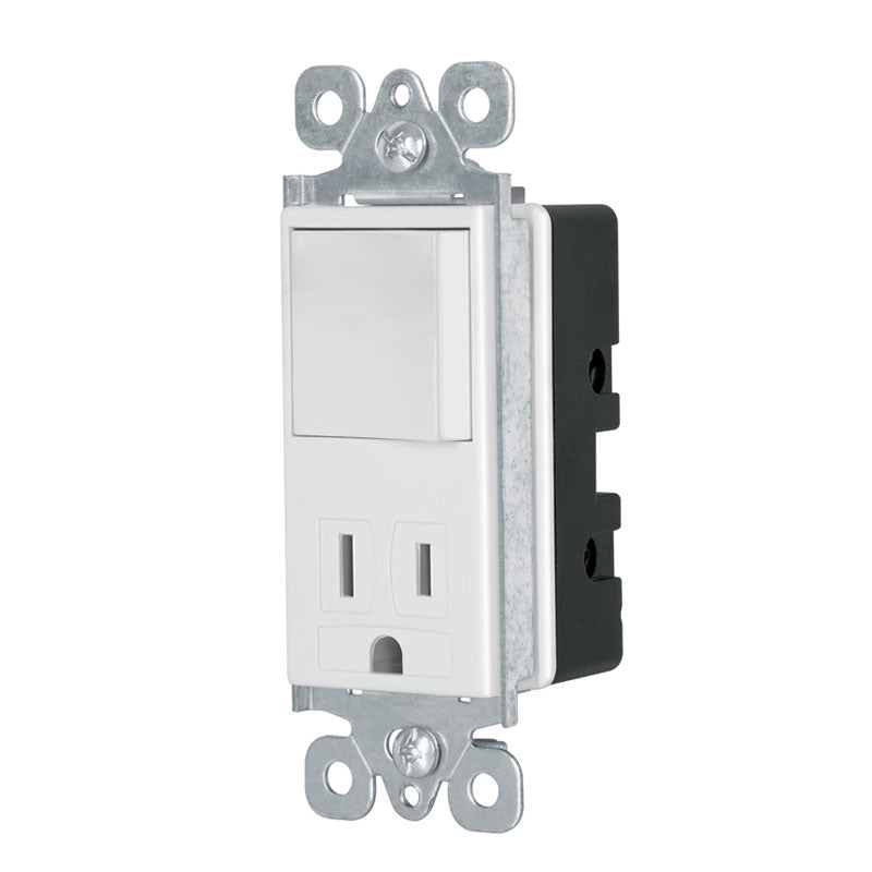 Interruptor / contacto, 2 polos + tierra, línea Classic, 46008 Volteck COAP CL