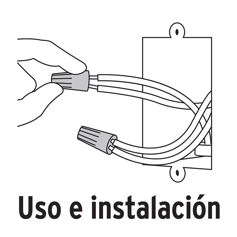 Bolsa con 20 capuchones para cable, calibres surtidos, 47330 Volteck CAPU-0818