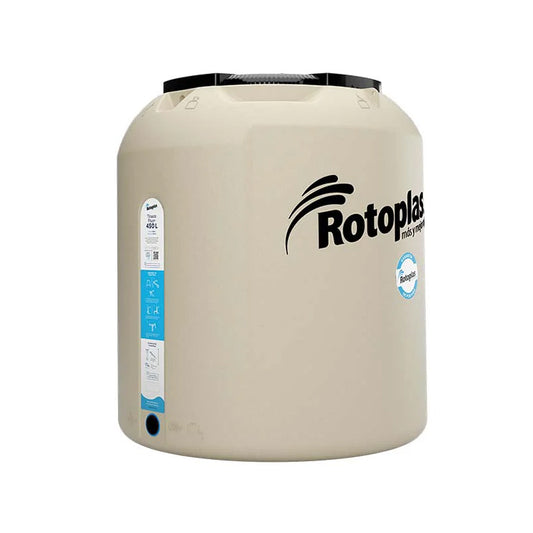 Tinaco Plus+ equipado de 450 lts, color beige, 500470 Rotoplas