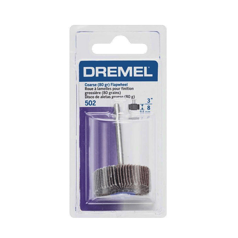 502 Rueda flap de lija 3/8" X 1/8" G-80 Dremel