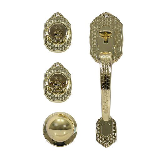 Gatillo Yale Rivera Llave/Mariposa Latón Antiguo Mx87559