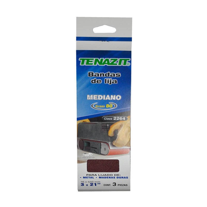 2264 Banda Lija 3" X 21" G80 Austromex Oferta