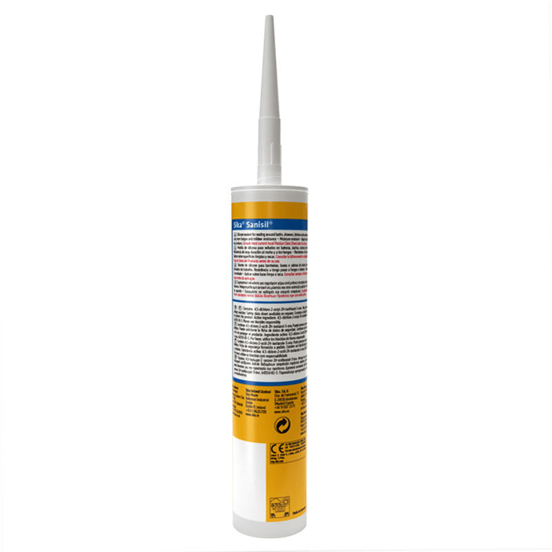 Sanisil transparente p/baños y cocina 280 ml 609098 sika