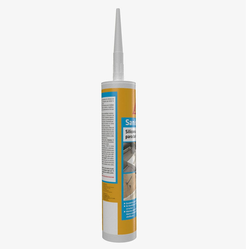 Sanisil transparente p/baños y cocina 280 ml 609098 sika