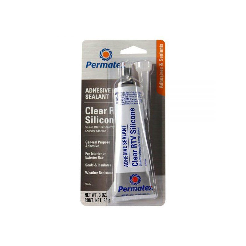 Silicón transparente, 29376-48, Permatex