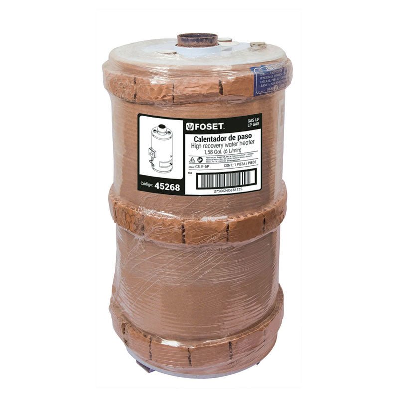 Calentador De Paso 6 L 1 Servicio Gas L.P., Foset - Tool Ferreterías / Ferretodo - Herramientas y material de construcción.