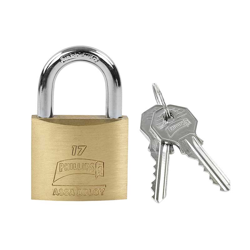 Candado Latón 17 Phillips Mx239 Caja - Tool Ferreterías / Ferretodo - Herramientas y material de construcción.