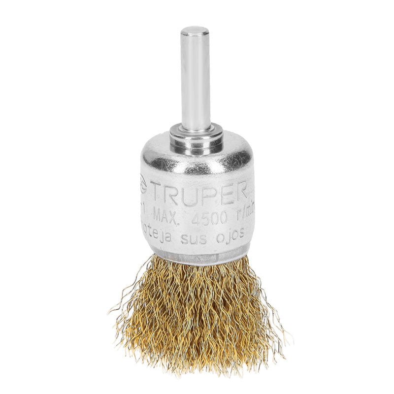 Carda de copa de 1" alambre grueso para taladro, 11595 Truper COM1 - Tool Ferreterías / Ferretodo - Herramientas y material de construcción.