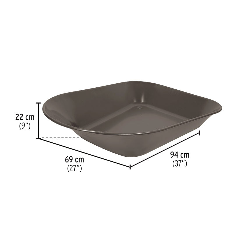 Carretilla 4.5 Ft3 Gris Neumática, Bastidor Tubular, Pretul - Tool Ferreterías / Ferretodo - Herramientas y material de construcción.