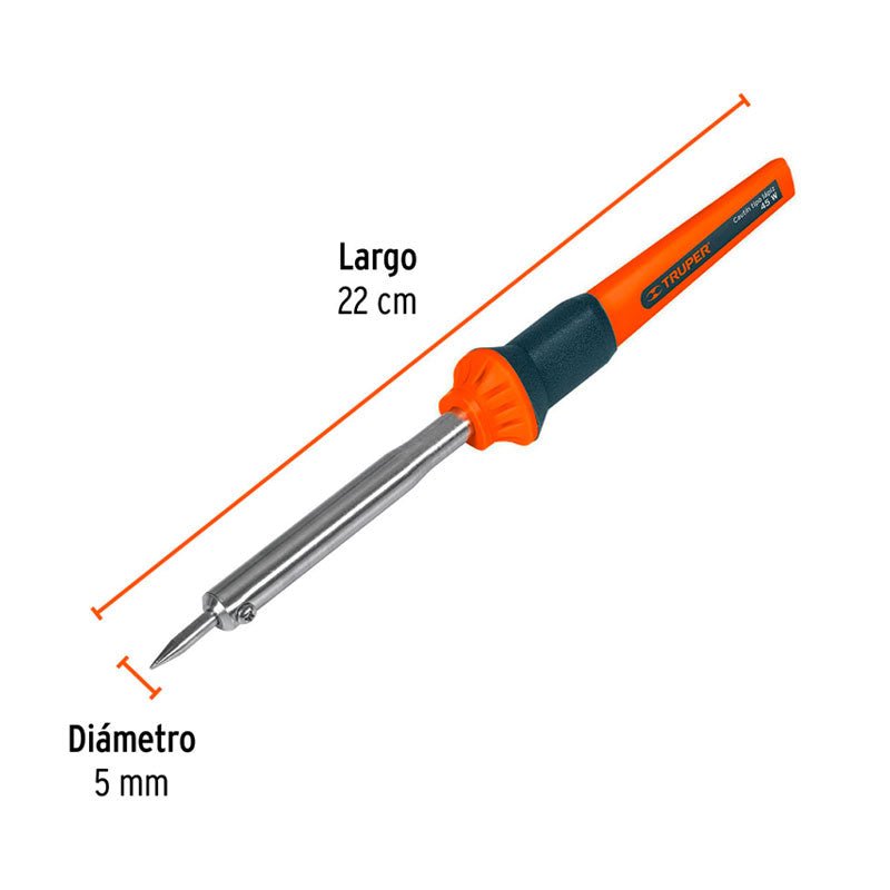Cautín 45 W Tipo Lápiz Para Trabajo Medio, Truper - Tool Ferreterías / Ferretodo - Herramientas y material de construcción.
