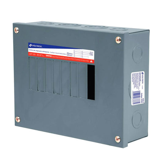 Centro De Carga De Sobreponer, 8 Polos, Volteck - Tool Ferreterías / Ferretodo - Herramientas y material de construcción.