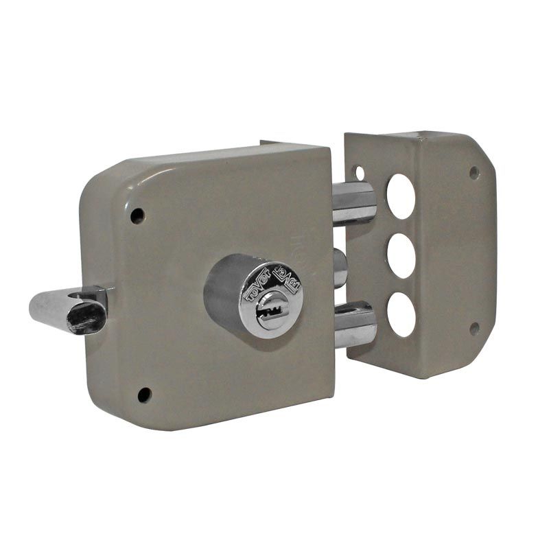 Cerradura De Alta Seguridad Esmaltado Gris S16 Ep Tover - Tool Ferreterías / Ferretodo - Herramientas y material de construcción.