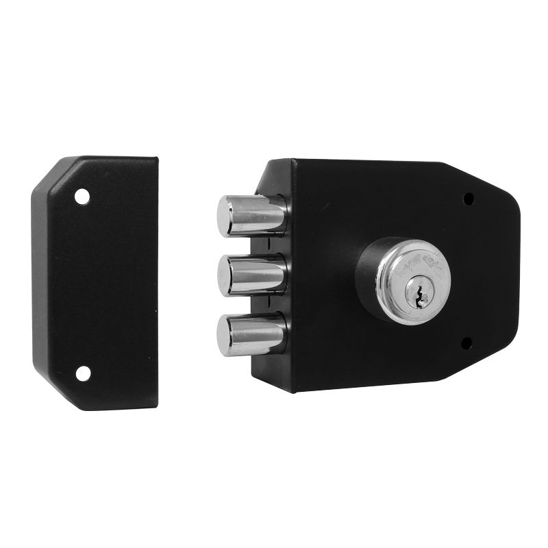 Cerradura De Alta Seguridad Negro Texturado S2 Nt Tover - Tool Ferreterías / Ferretodo - Herramientas y material de construcción.