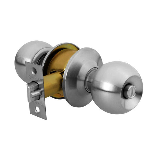 Cerradura Tipo Esfera, Cilíndrico, Recámara, Cromo, Basic - Tool Ferreterías / Ferretodo - Herramientas y material de construcción.