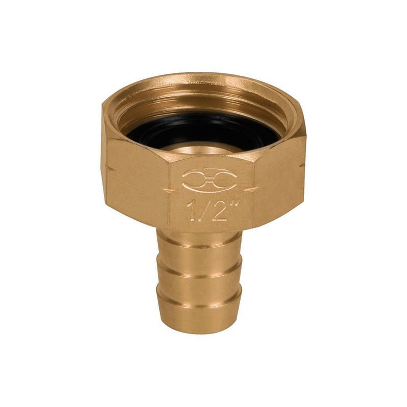 Conector 1/2" Hembra De Latón Sólido Para Manguera, Truper - Tool Ferreterías / Ferretodo - Herramientas y material de construcción.