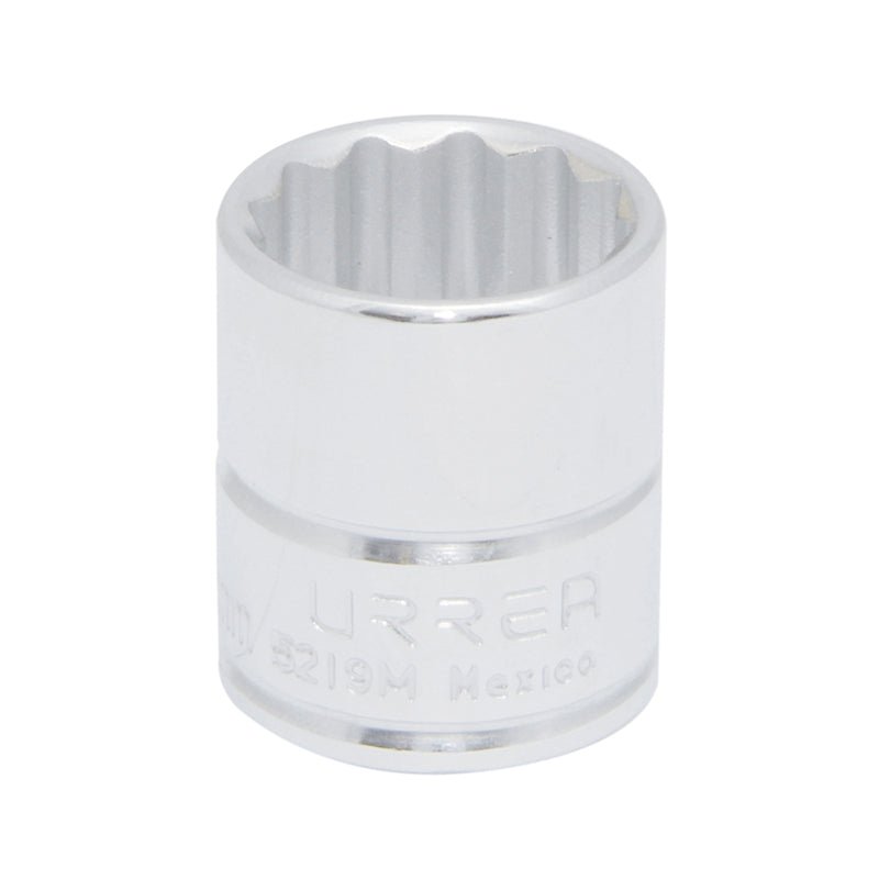 Dado cuadro de 3/8", 12 puntas, 18 mm, 5218M Urrea - Tool Ferreterías / Ferretodo - Herramientas y material de construcción.