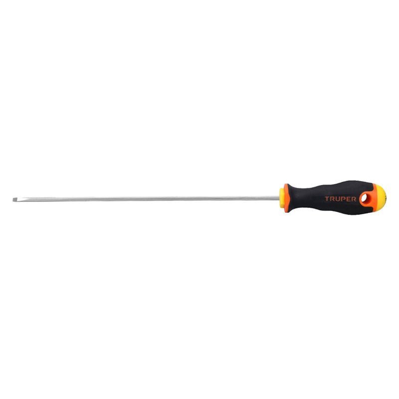 Desarmador cabinet de 1/8" x 8" mango Comfort Grip, 14027 Truper DG 1/8X8B - Tool Ferreterías / Ferretodo - Herramientas y material de construcción.