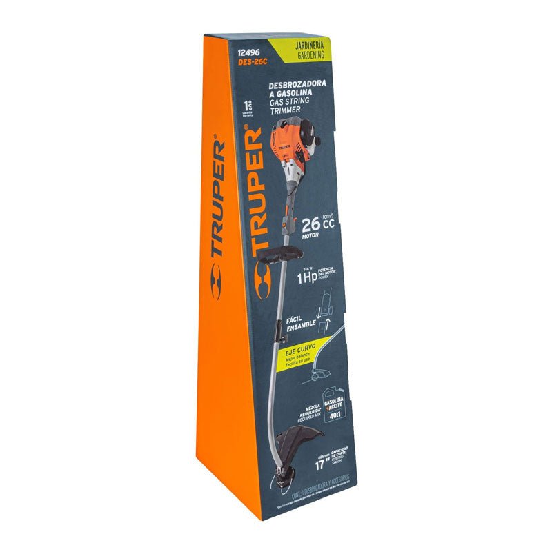Desbrozadora A Gasolina 26 Cc Mango "D", 17" De Corte - Tool Ferreterías / Ferretodo - Herramientas y material de construcción.