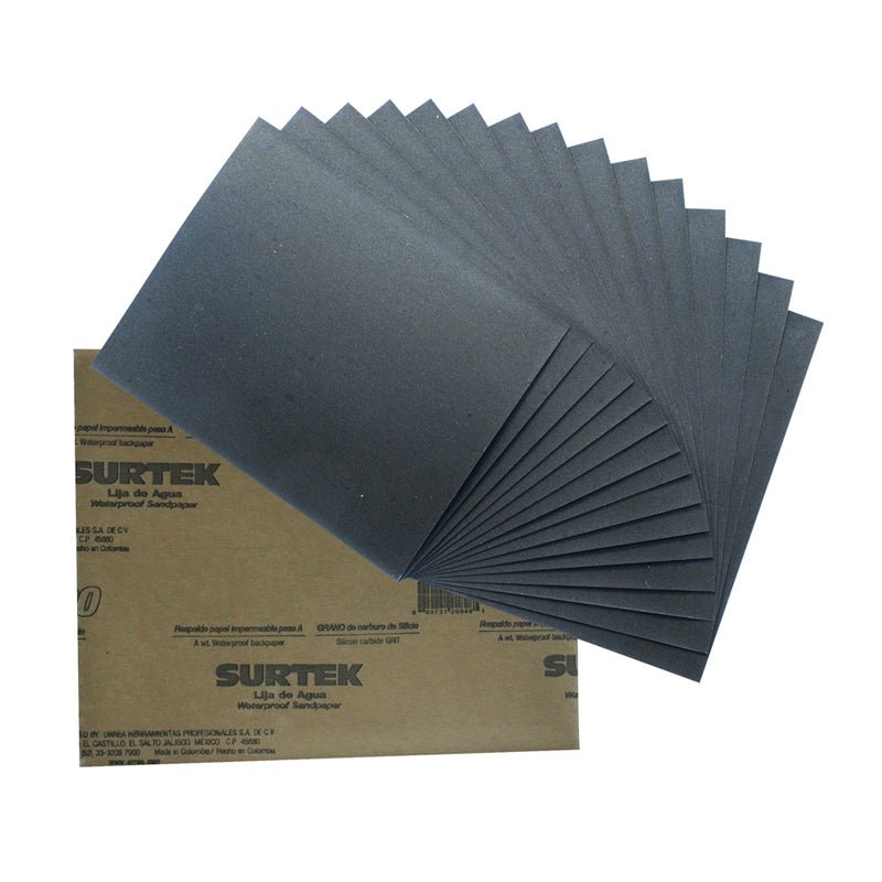 Lija De Agua Grano 80 Lag80 Surtek - Tool Ferreterías / Ferretodo - Herramientas y material de construcción.