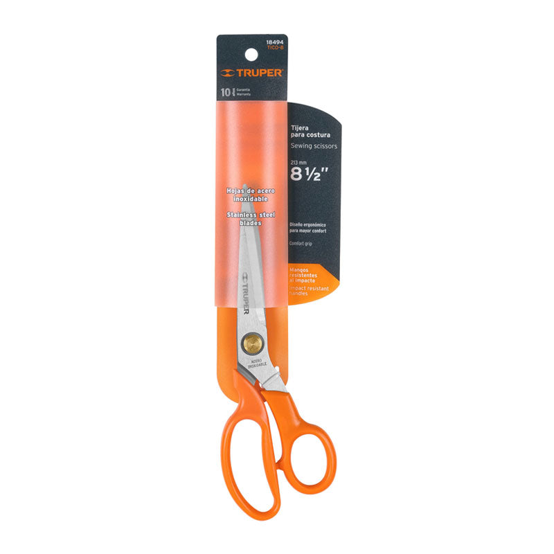 Tijera 8 1/2" De Acero Inoxidable Para Costura, Truper