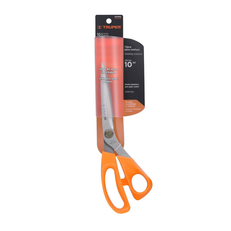 Tijera 10" De Acero Inoxidable Para Costura, Truper