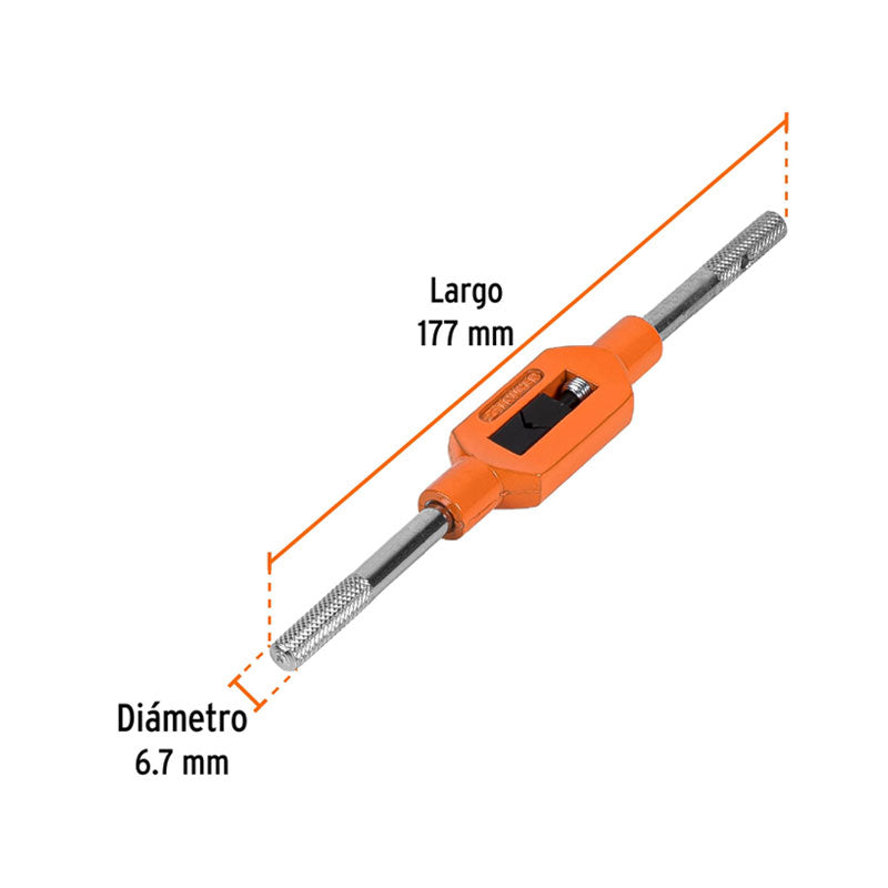 Maneral Tipo Garrote Para Machuelo 1/4", Truper