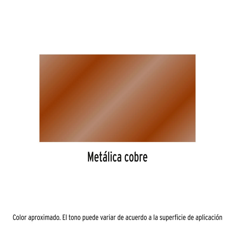Pintura En Aerosol, Cobre Metálico, Bote Esbelto, 400 Ml