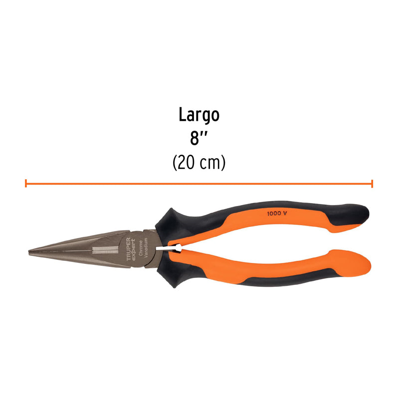 Pinza Punta Y Corte De 8" Con Mango Comfort Grip, T2038X Truper Expert 17336