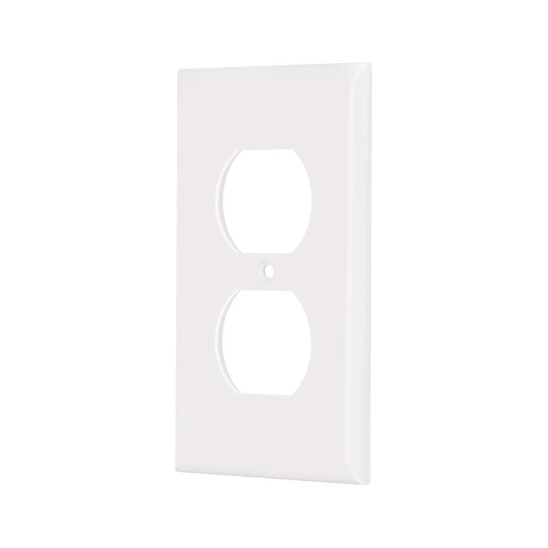 Placa De Abs Dúplex, Standard, Blanco Volteck