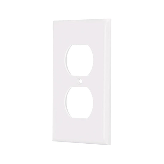 Placa De Abs Dúplex, Standard, Blanco Volteck