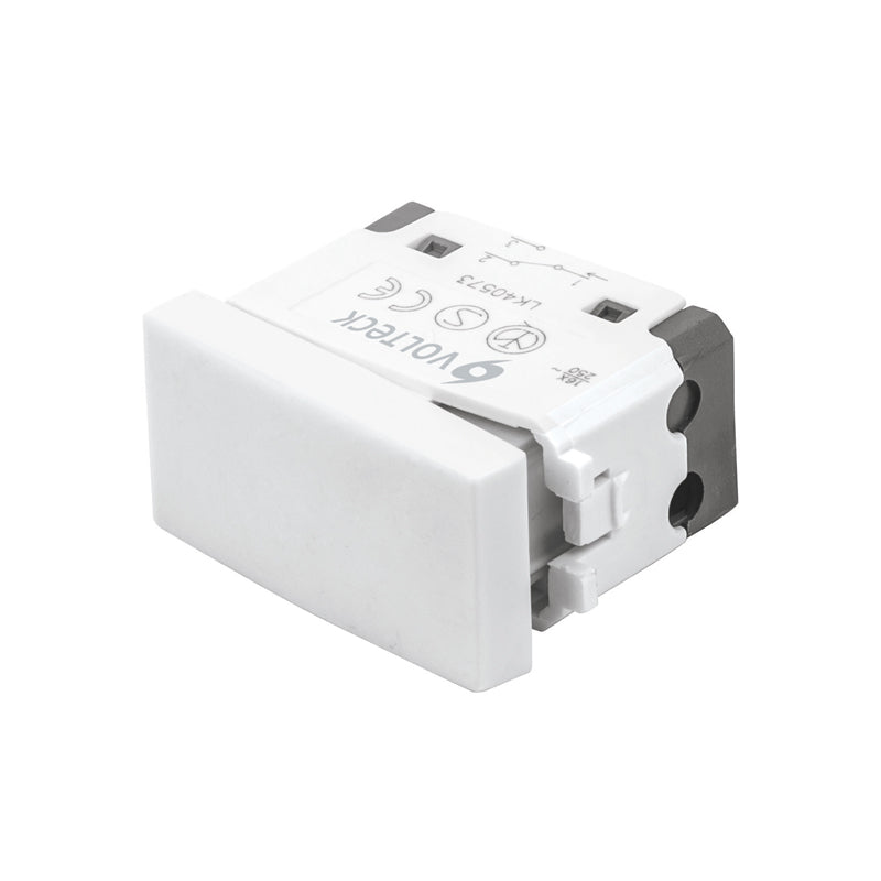 Interruptor De 3 Vías Línea Oslo Color Blanco Volteck