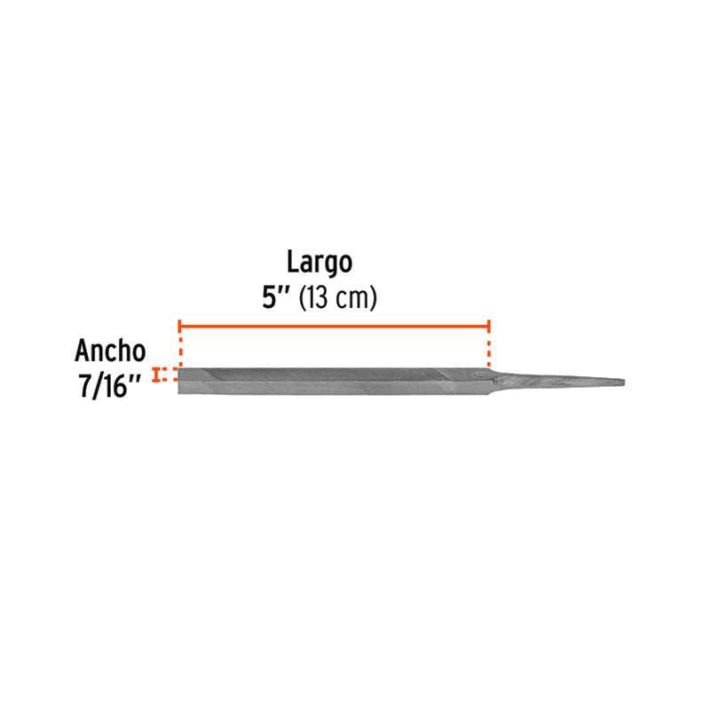 Lima Triángulo Pesado 5", 32 Dpp, Truper