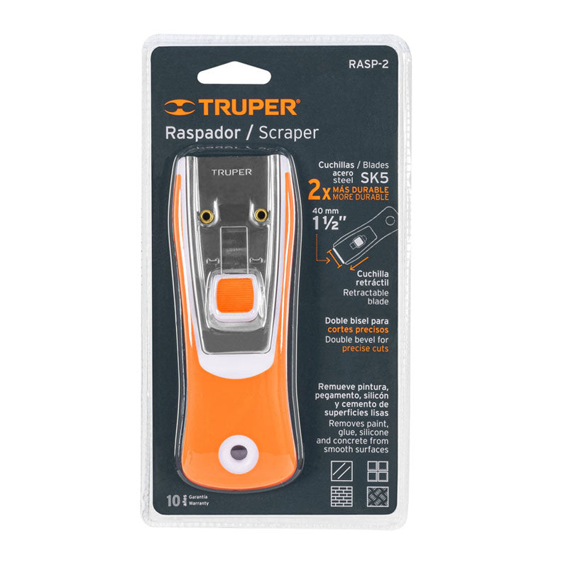 Raspador Con Navaja De 1 1/2", Mango Ergonómico, Truper