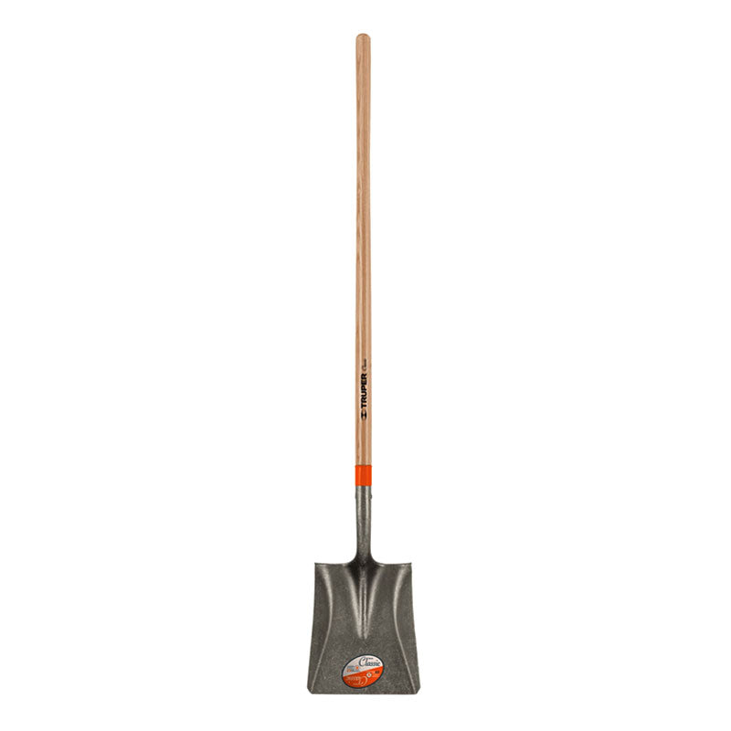 Pala Cuadrada Classic, Mango Largo 49", Truper