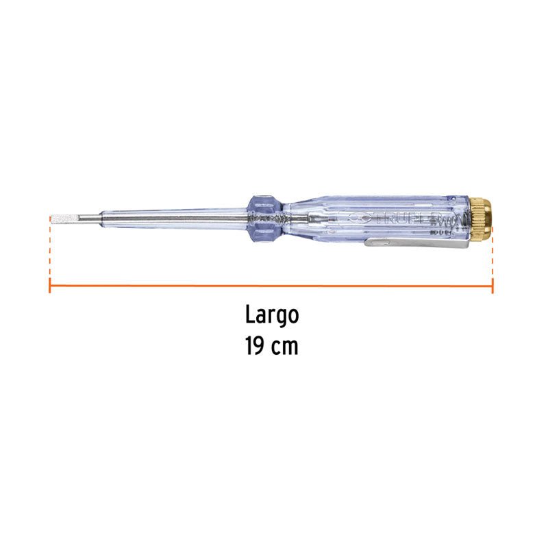 Probador De Circuitos 14 Cm De Corriente Alterna, Truper