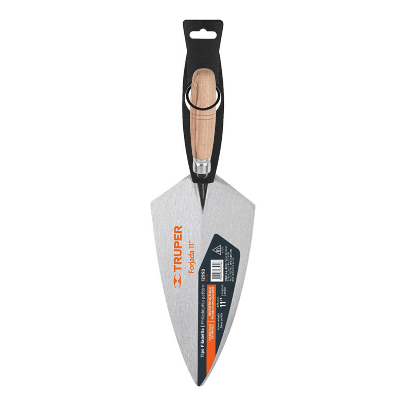 Cuchara Para Albañil 11" Forjada Tipo Filadelfia, Truper
