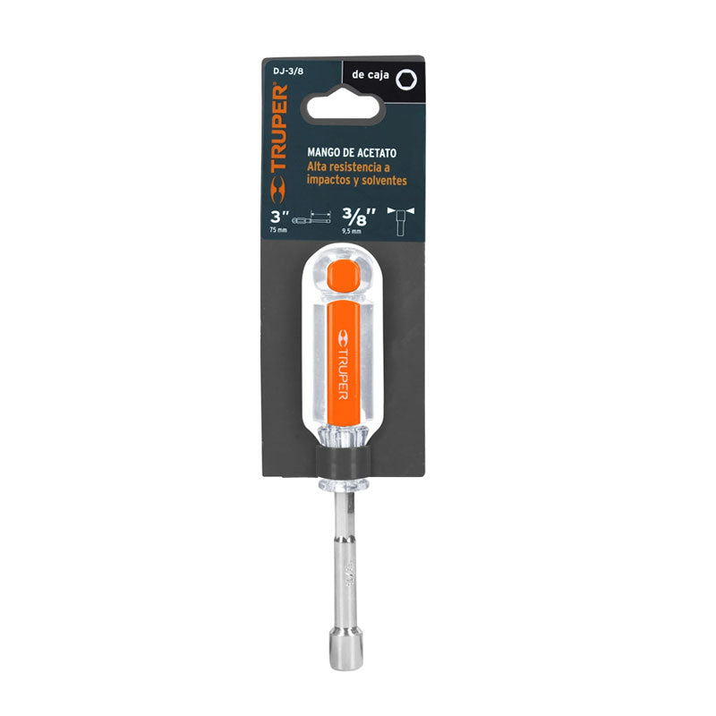 Desarmador De Caja 3/8" Mango De Acetato, Truper