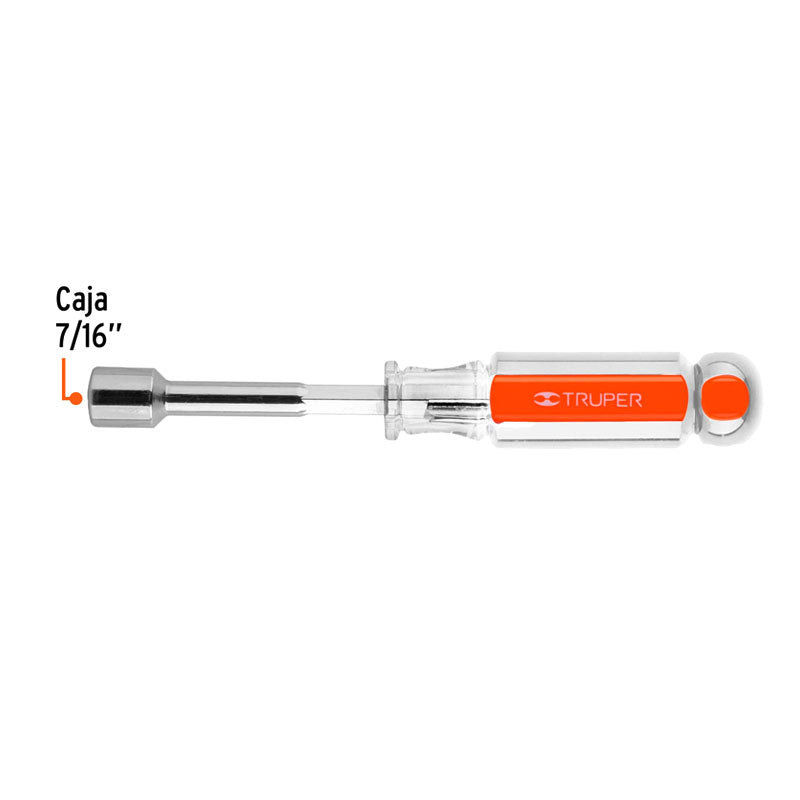 Desarmador De Caja 7/16" Mango De Acetato, Truper