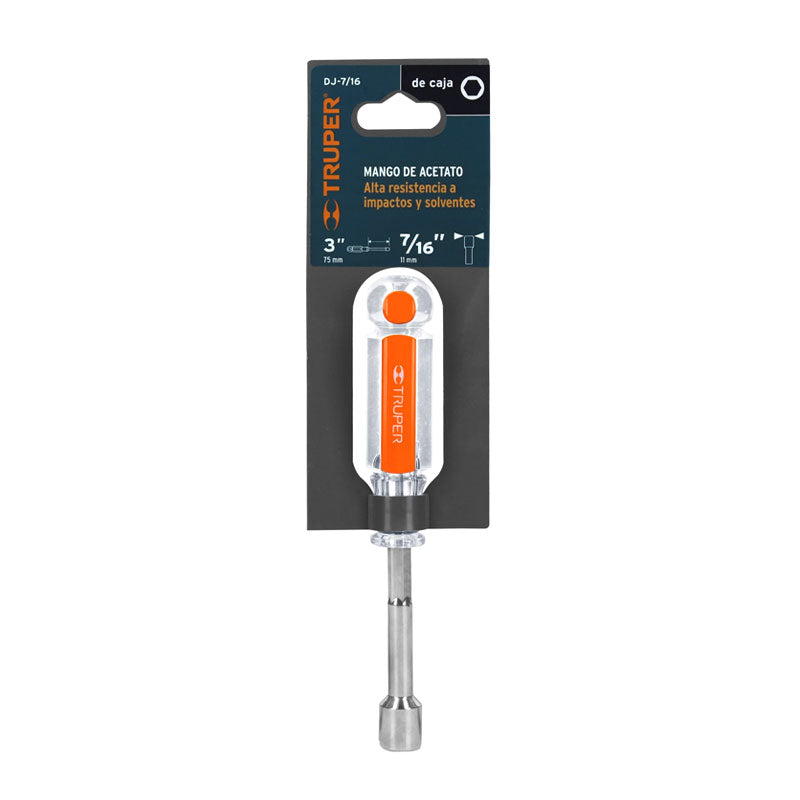 Desarmador De Caja 7/16" Mango De Acetato, Truper