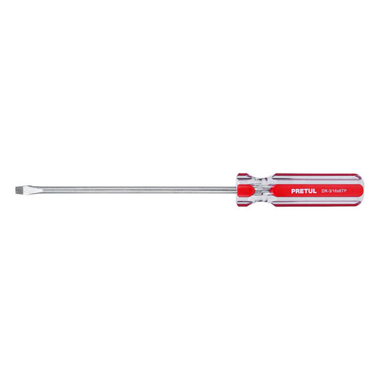 Desarmador Plano 3/16 X 6" Mango De Pvc, Pretul