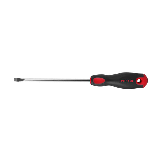 Desarmador Plano 1/4" X 6"Mango Comfort Grip, Pretul