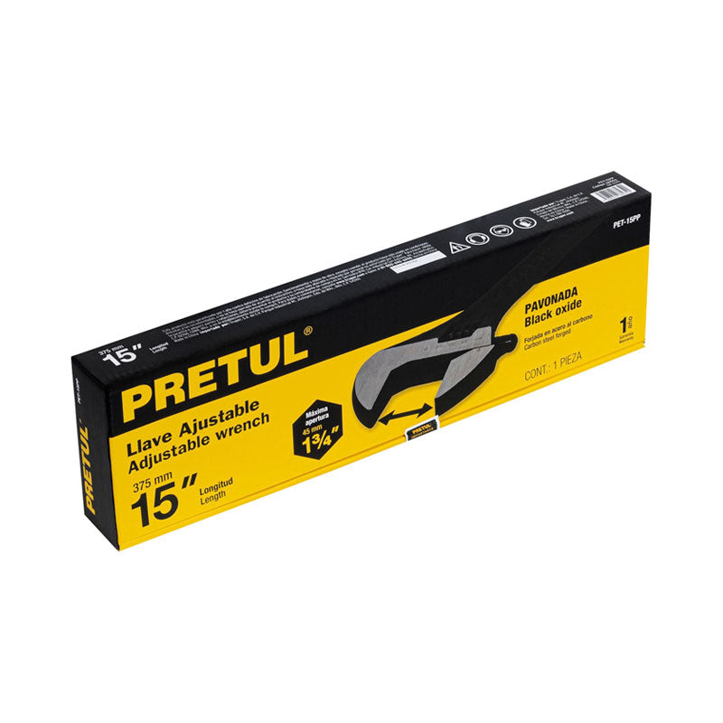 Llave Ajustable (Perico) 15" Pavonada, Pretul