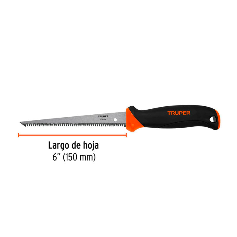 Serrucho De 6" Para Plafón Y Muros De Yeso, Truper