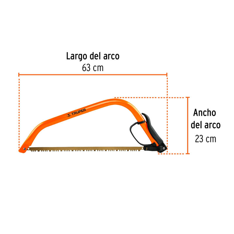 Arco Jardinero Tubular De 21", Truper